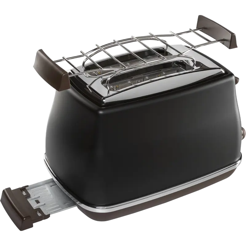 Тостер DeLonghi Icona Vintage Чёрный