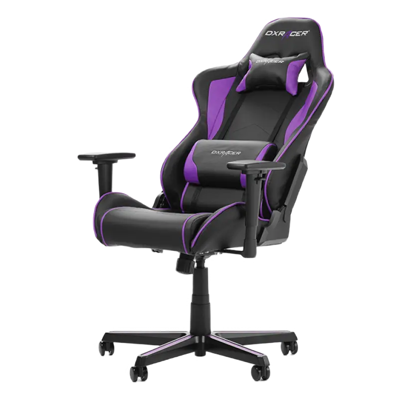 Scaun Gaming DXRacer Formula GC-F08-NV PU Piele Black/Violet