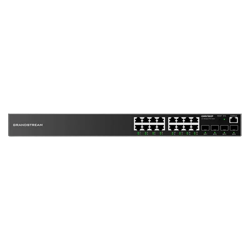 PoE коммутатор Grandstream GWN7802P Черный