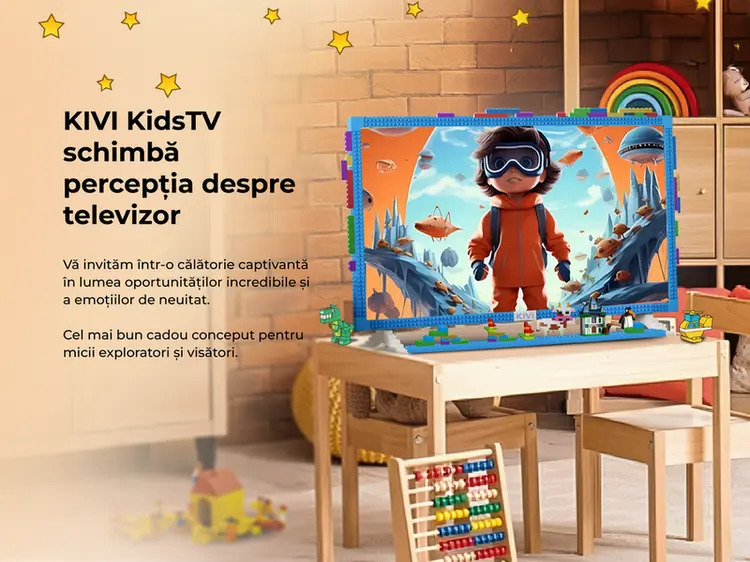 32" LED SMART TV KIVI KidsTV Albastru
