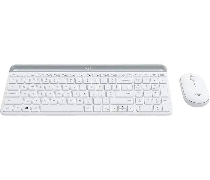 Set Tastatură + Mouse Logitech MK470 Membrană Alb