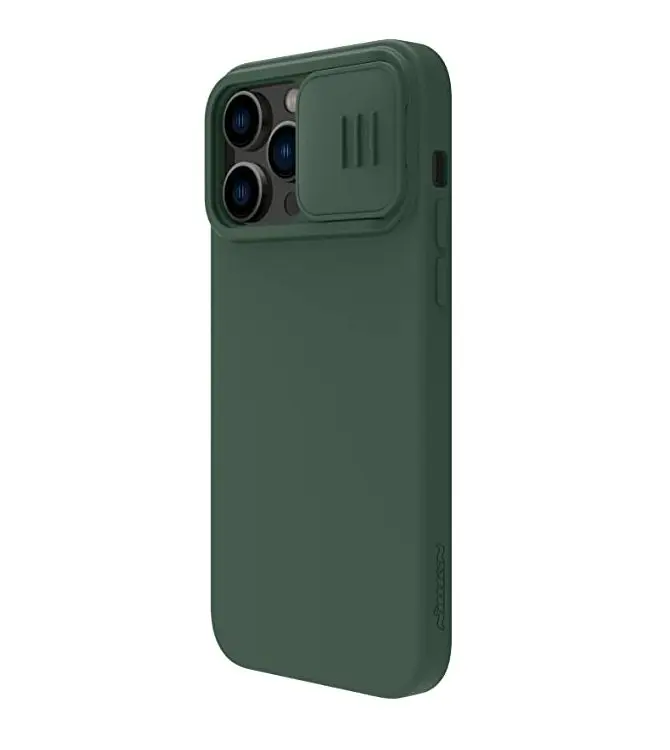 Чехол Nillkin Apple iPhone 14 Pro CamShield Silky Silicone Camshield Mist Green
