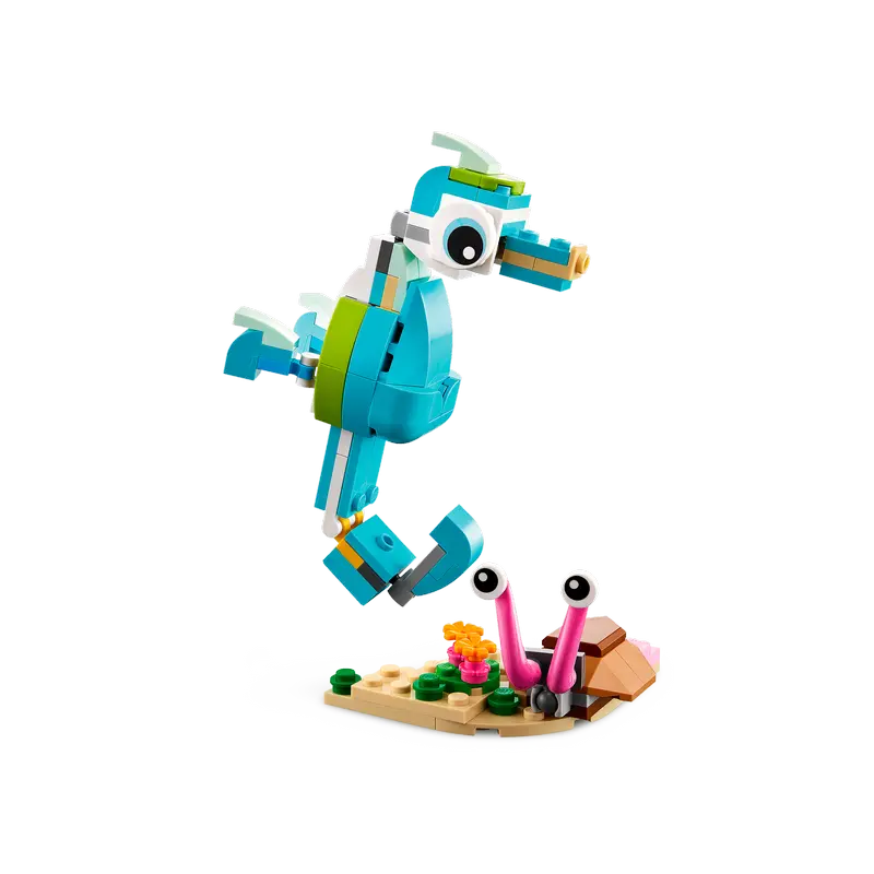 Конструктор LEGO Dolphin and Turtle Разноцветный