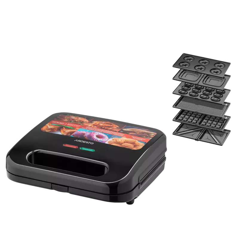 Сэндвичница-Мультипекарь Ardesto SM-H600B Чёрный