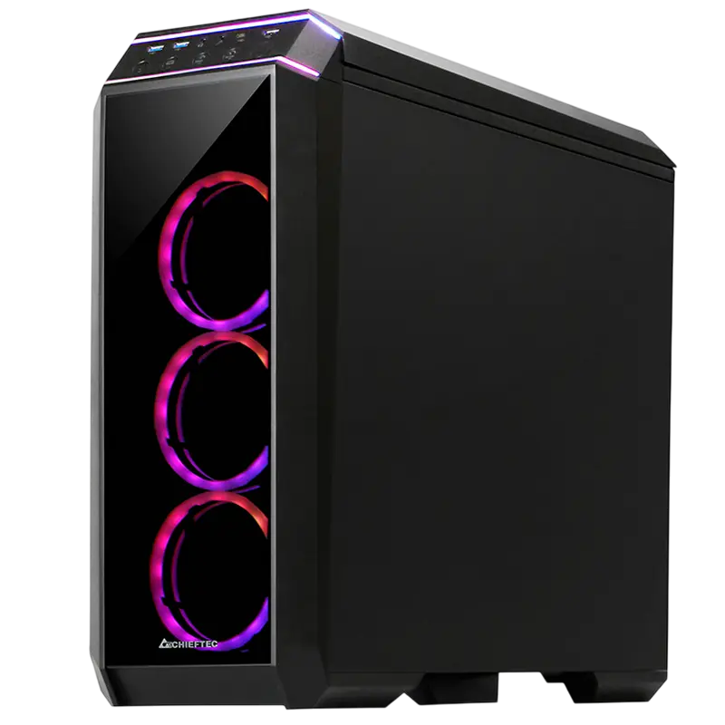 Компьютерный корпус Chieftec GP-02B-UC-OP Midi-Tower Черный