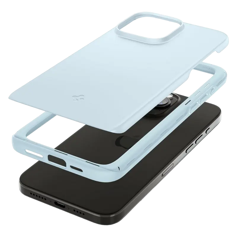 Чехол Spigen Apple iPhone 15 Thin Fit Thin Fit Приглушённый синий