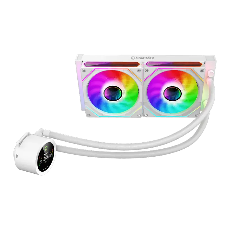 Кулер для процессора Gamemax IceBurg 240 Digital WH 120 мм
