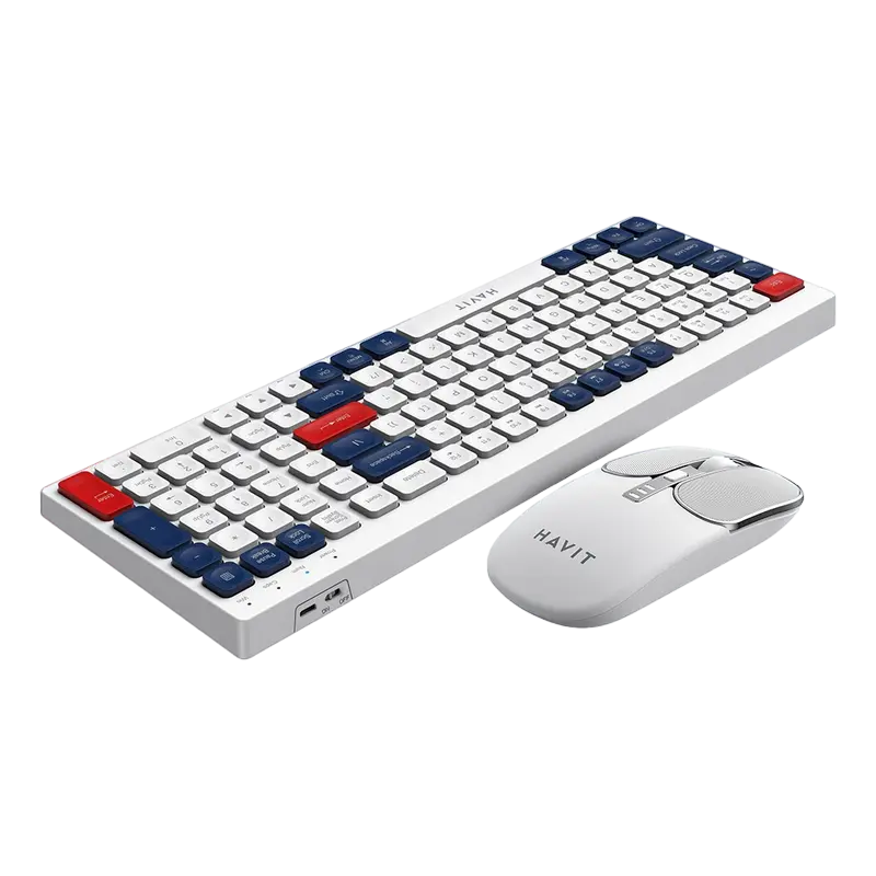Клавиатура и мышь Havit KB830WB Белый