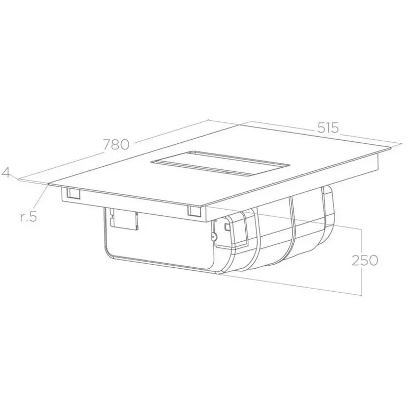 Индукционная варочная панель Elica NikolaTesla Alpha BL/A/78 Черный