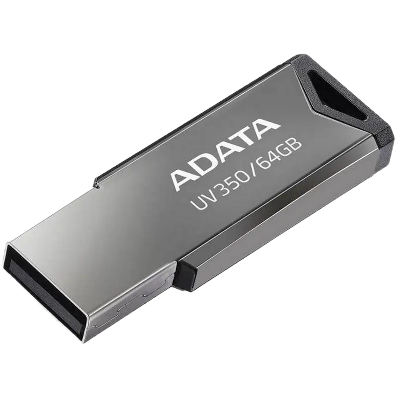 USB Flash накопитель ADATA UV350 64ГБ Серебристый