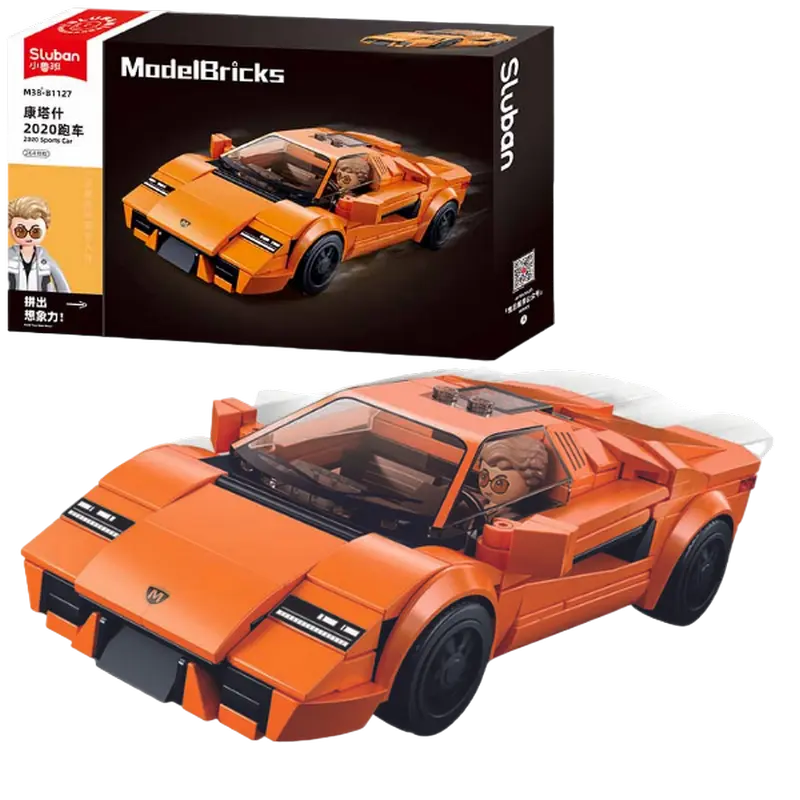 Конструктор Sluban Model Bricks - 2020 Sports Car Оранжевый