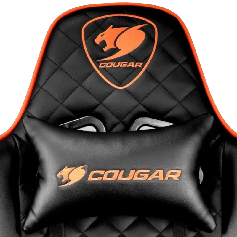Игровое кресло Cougar Armor One ПВХ Кожа Черный/Оранжевый