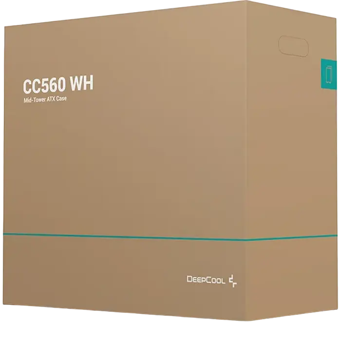 Компьютерный корпус Deepcool CC560 WH Midi-Tower Белый