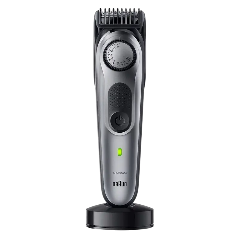 Мужской Триммер Braun BeardTrimmer Series 7 Чёрный | Серебристый
