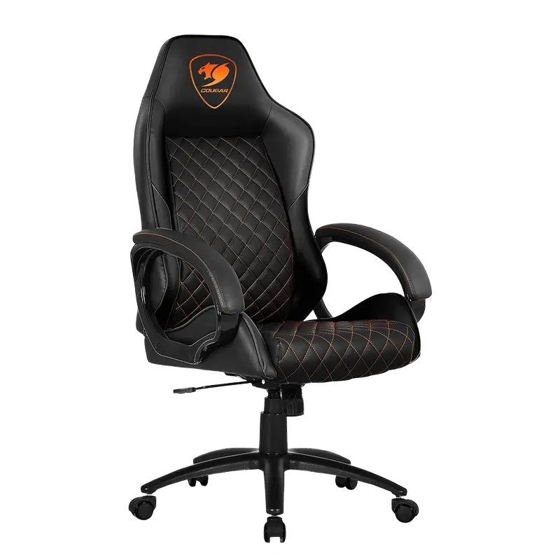 Игровое кресло Cougar Fusion ПВХ Кожа Чёрный