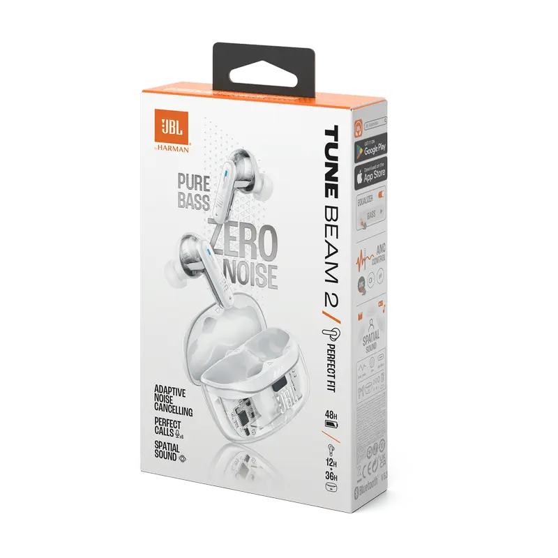 Наушники JBL Tune Beam 2 Ghost Edition Белый
