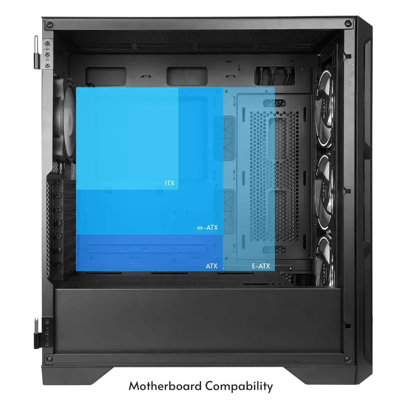 Компьютерный корпус Chieftec GA-01B-L-OP Midi-Tower Черный