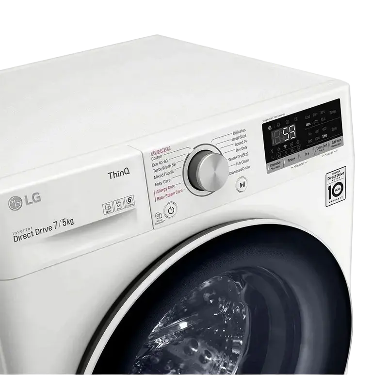 Стиральная машина LG F2DV5S7S0E Белый