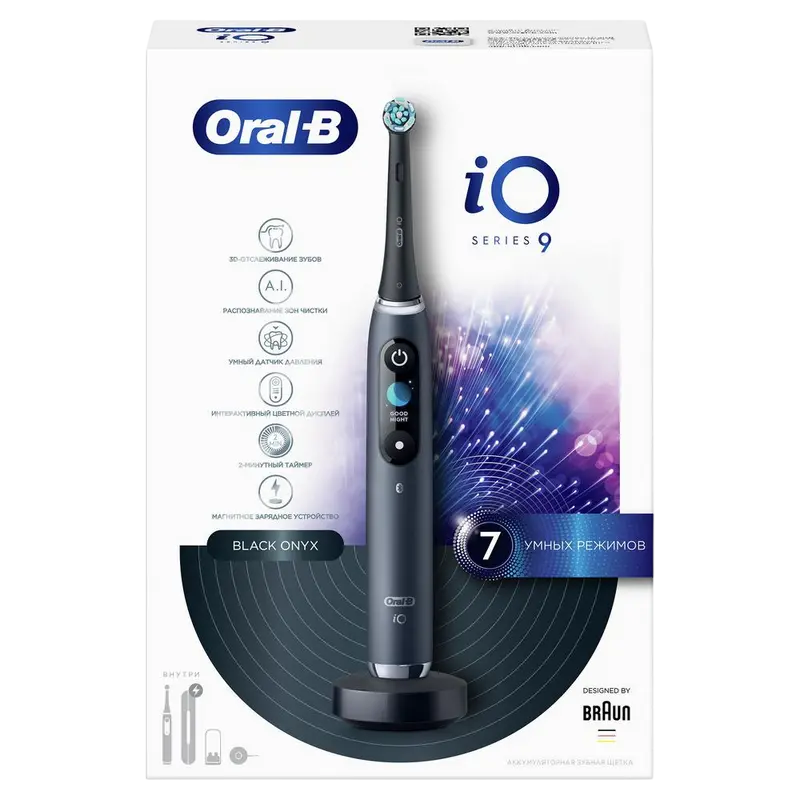 Periuță de dinți electrică Pentru adulți Braun Oral-B iO 9 Black Onyx