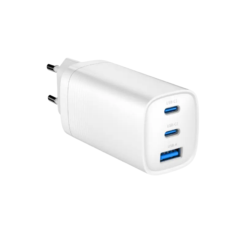 Încărcător Gembird TA-UC-PDQC65-01-W Alb