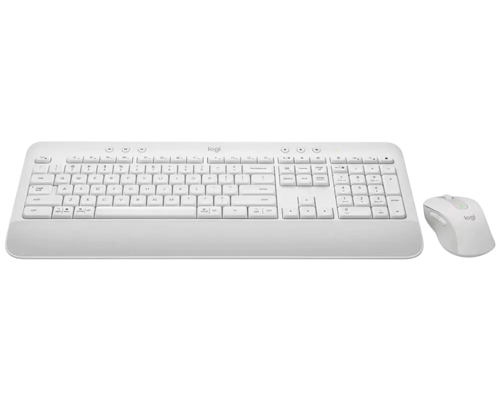 Set Tastatură + Mouse Logitech MK650 Membrană Alb