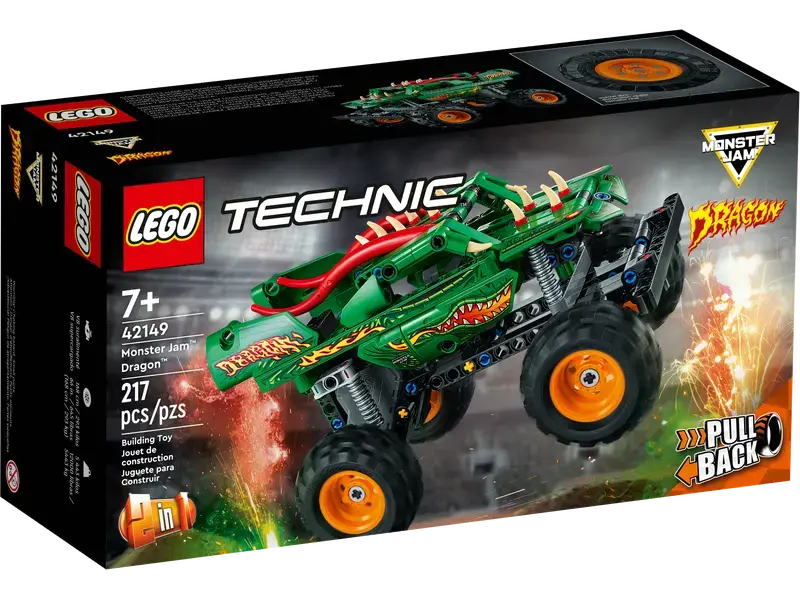 Конструктор LEGO Monster Jam™ Dragon™ Разноцветный