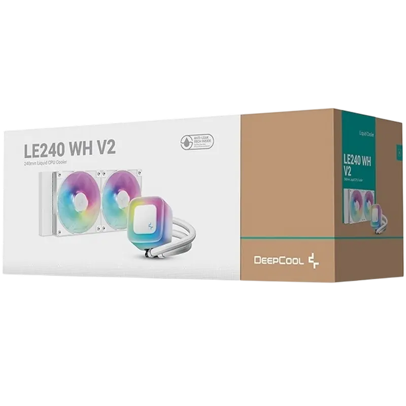 Кулер для процессора Deepcool LE240 WH V2 120 мм