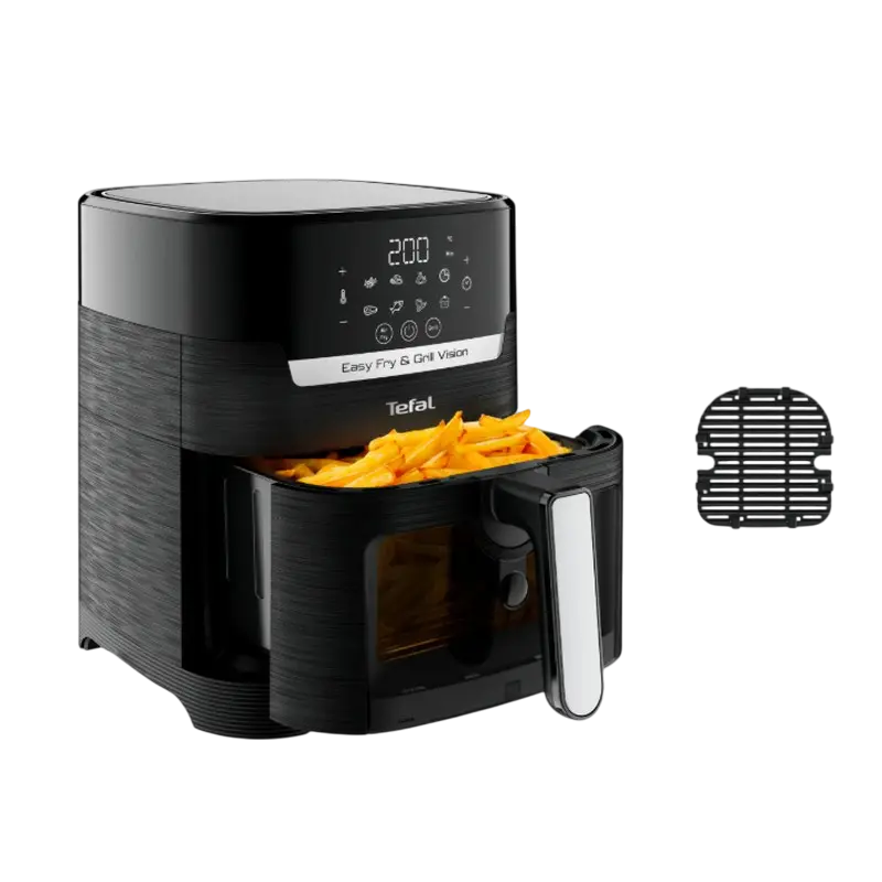 Мультипечь Tefal Easy Fry & Grill Черный