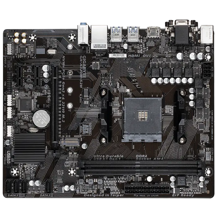 Материнская плата Gigabyte GA-A320M-S2H 1.1-3.0 AM4 Micro-ATX