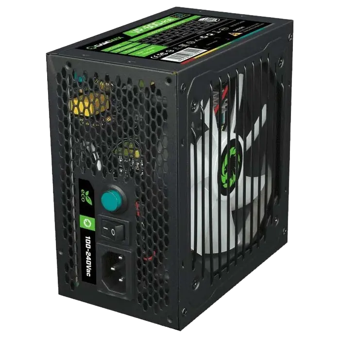 Tip Блок питания для компьютеров Gamemax VP-600-RGB ATX Черный