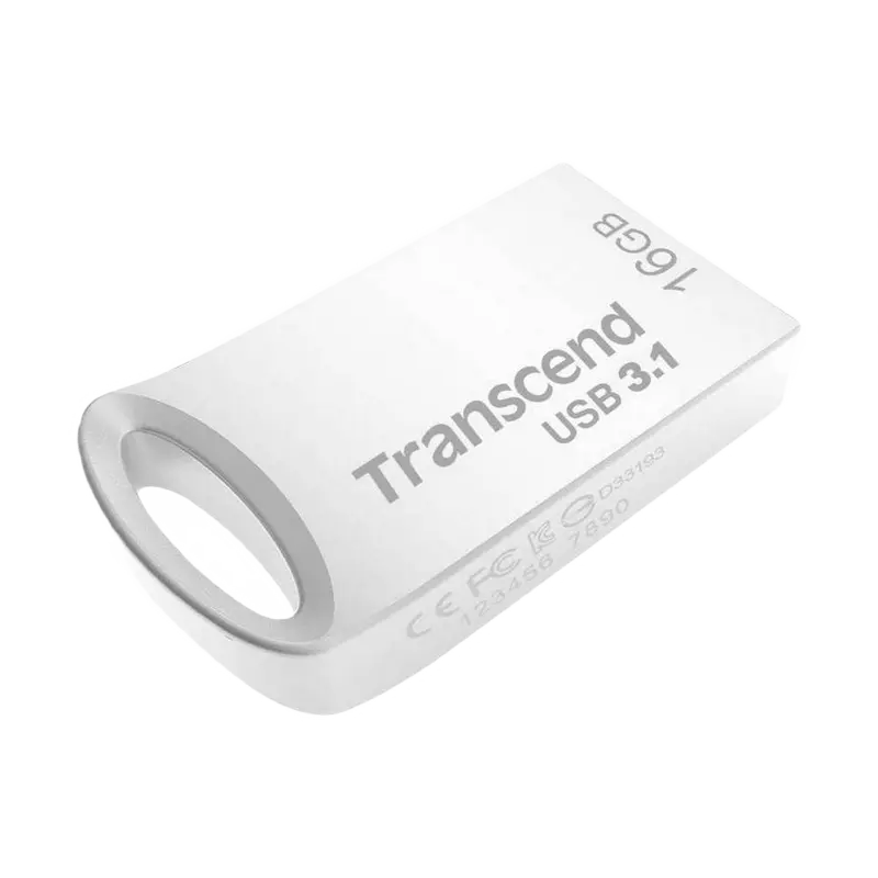 USB Flash накопитель Transcend JetFlash 710 16ГБ Серебристый