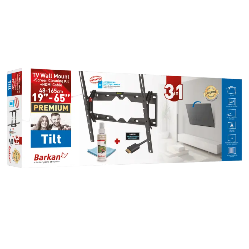 Кронштейн для телевизора BARKAN CM310+ Черный