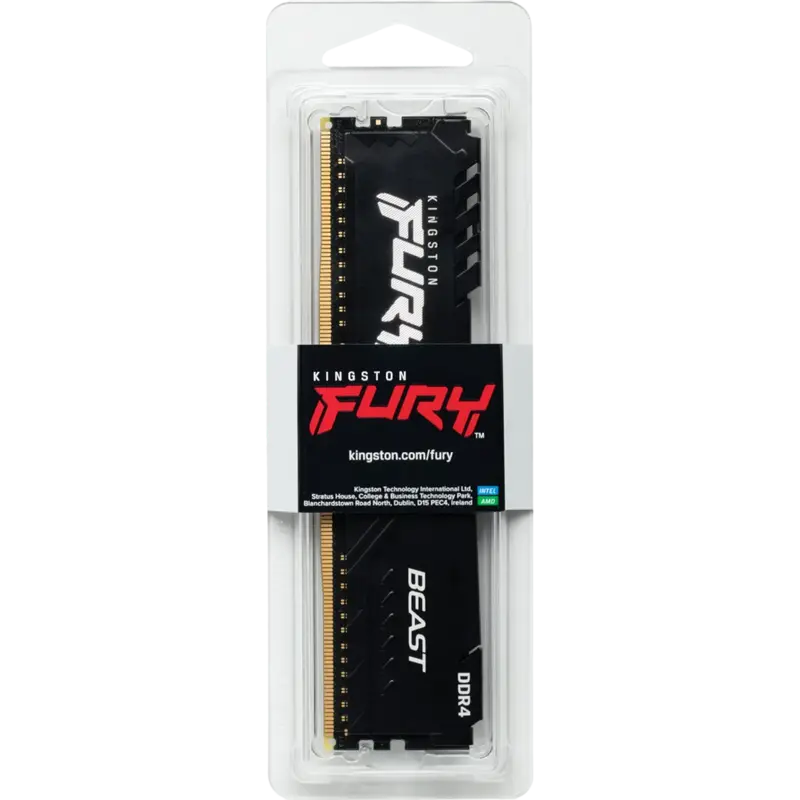 Оперативная память Kingston FURY Beast FURY Beast 8 ГБ Чёрный