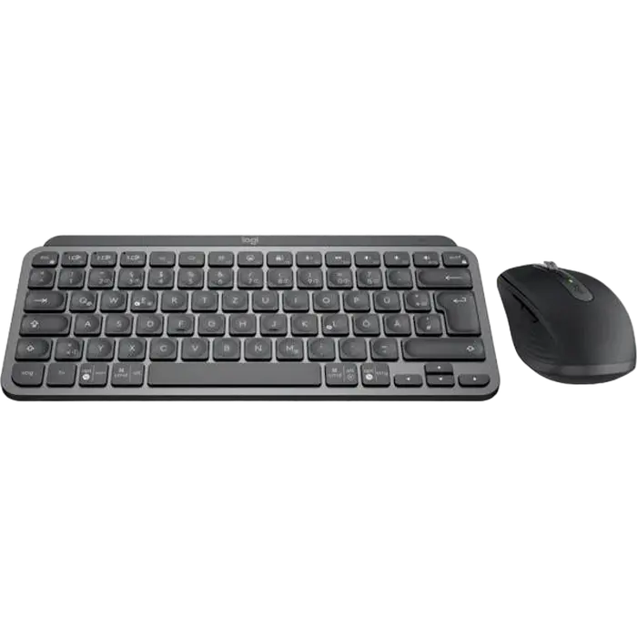 Клавиатура и мышь Logitech MX Keys Mini Combo for Business Мембрана Серый