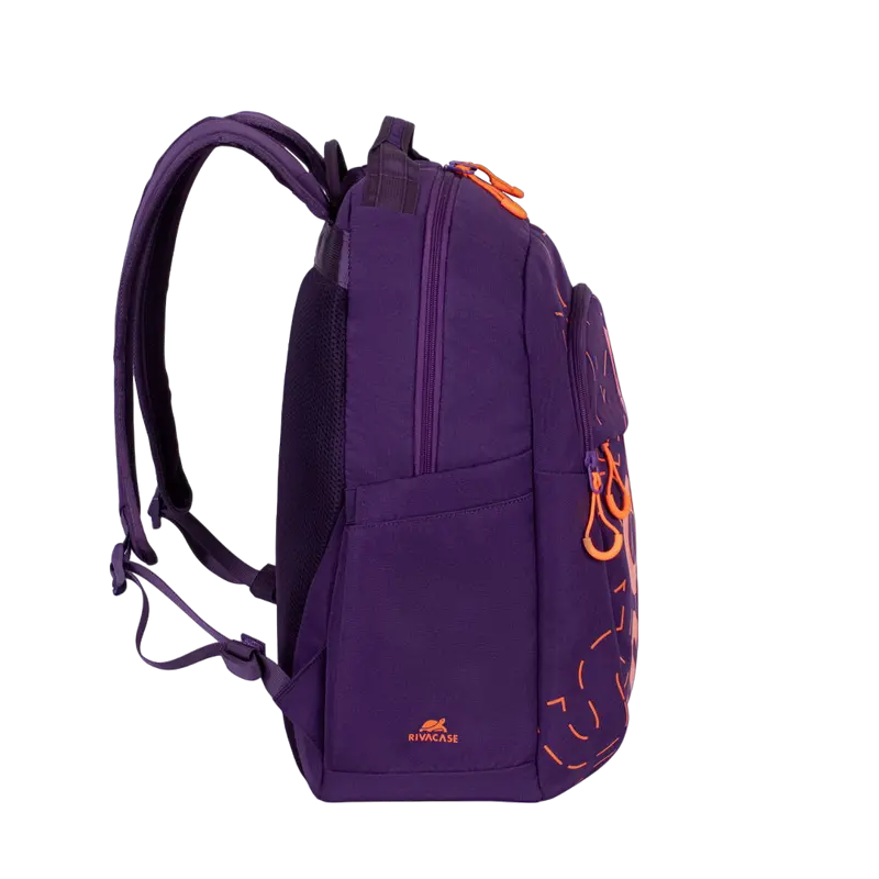 Повседневный рюкзак Rivacase Heide Фиолетовый/Оранжевый