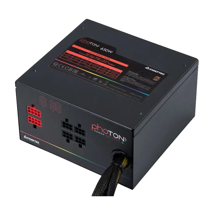 Tip Блок питания для компьютеров Chieftec CTG-650C-RGB Photon Series ATX Черный