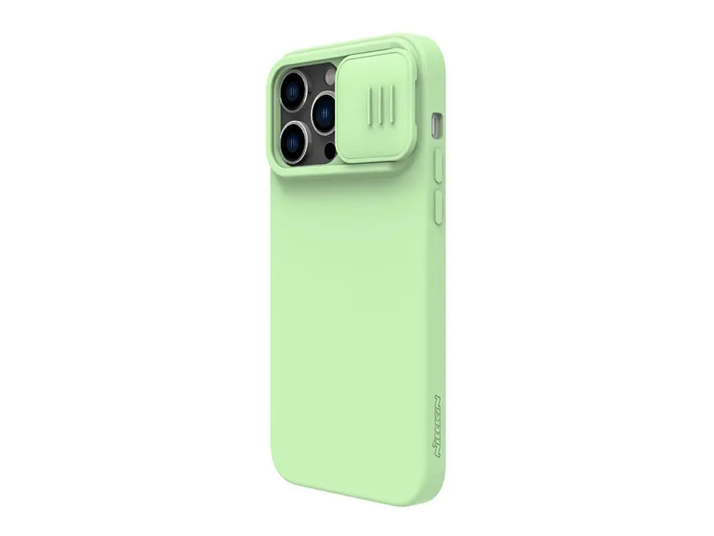 Husă Nillkin Apple iPhone 14 Pro CamShield Silky Silicone Camshield Verde