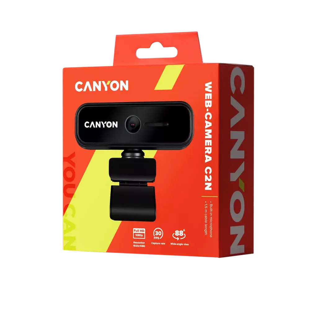 Веб-камера Canyon C2N Черный
