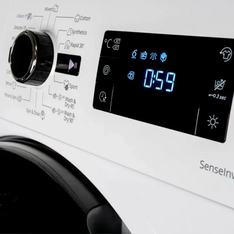 Стирально-сушильная машина Whirlpool FWDG86148B Белый