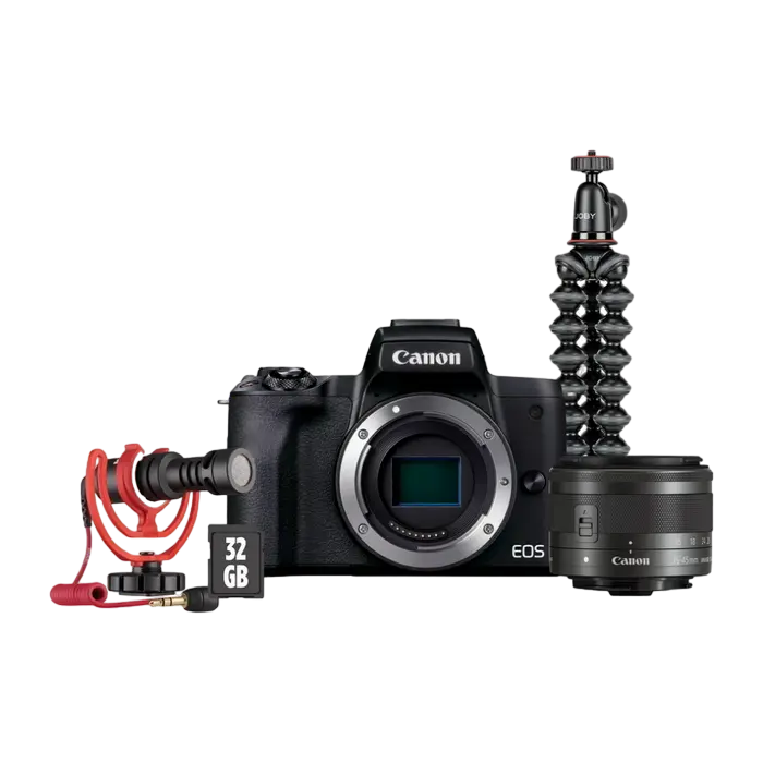 Беззеркальный фотоаппарат Canon EOS M50 Mark II Vlogger Kit