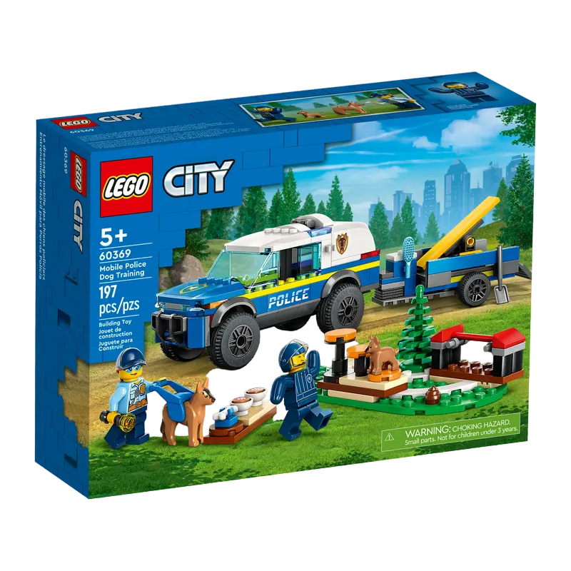Constructor LEGO Mobile Police Dog Training Multicolor