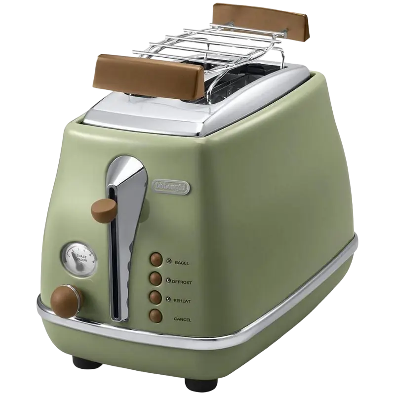 Тостер DeLonghi Icona Vintage Зеленый