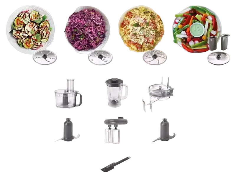 Кухонный комбайн Kenwood FDM307SS Серебристый