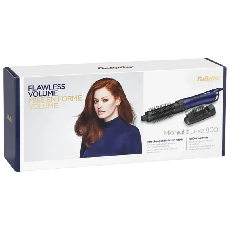 Фен-щётка BaByliss Midnight Luxe Синий