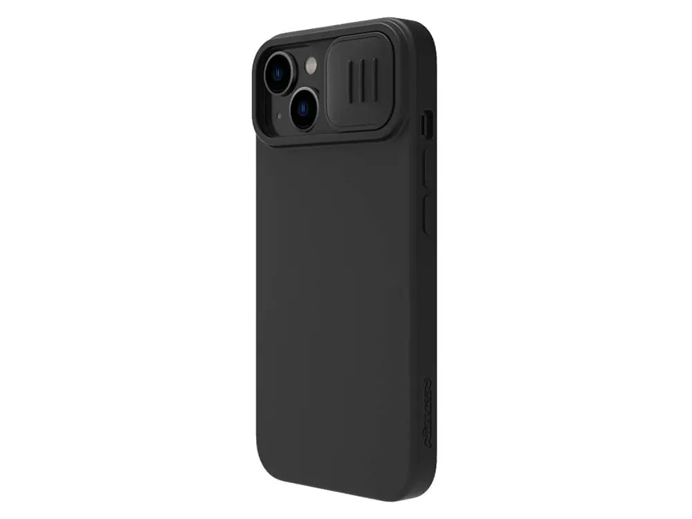 Husă Nillkin Apple iPhone 14 CamShield Silky Silicone Camshield Negru