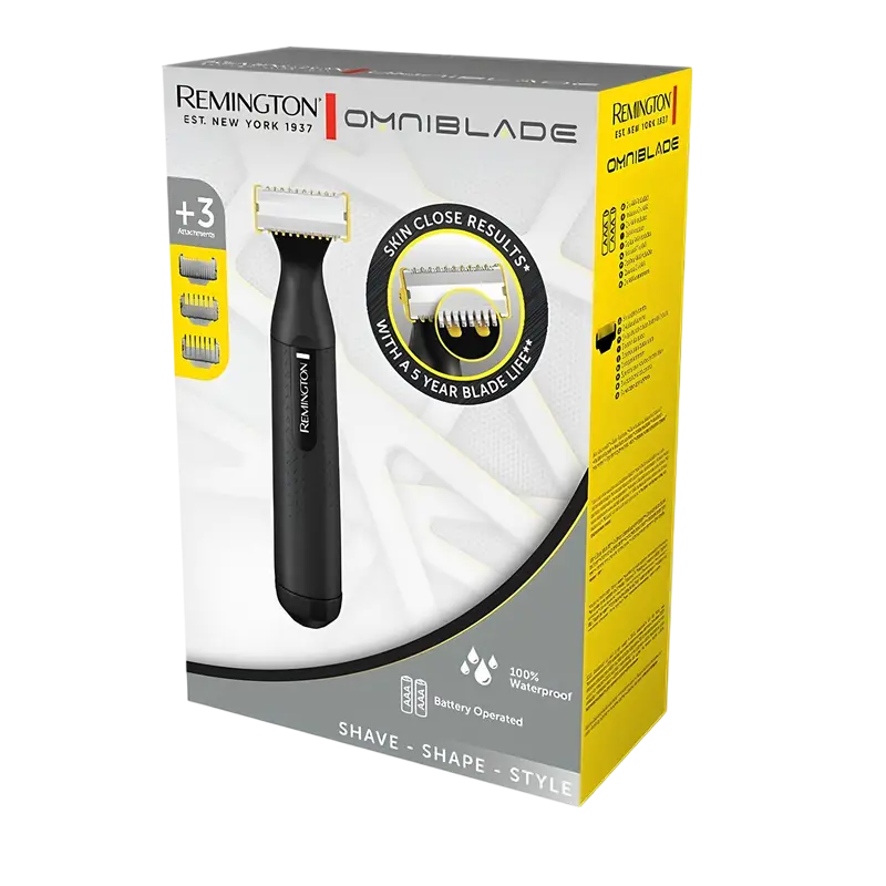 Trimmer pentru bărbați Remington Omniblade Negru