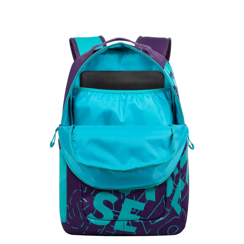 Повседневный рюкзак Rivacase Heide Фиолетовый/Аквамарин