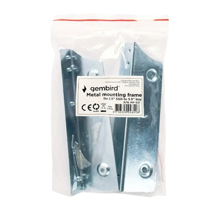 Аксессуары для накопителей Gembird MF-321 Серебристый