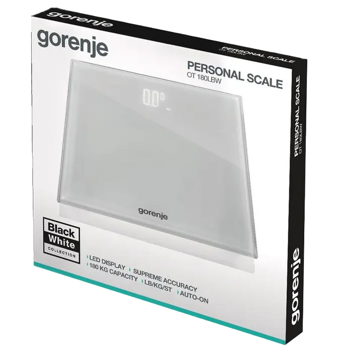 Электронные напольные весы Gorenje OT180LBW Белый