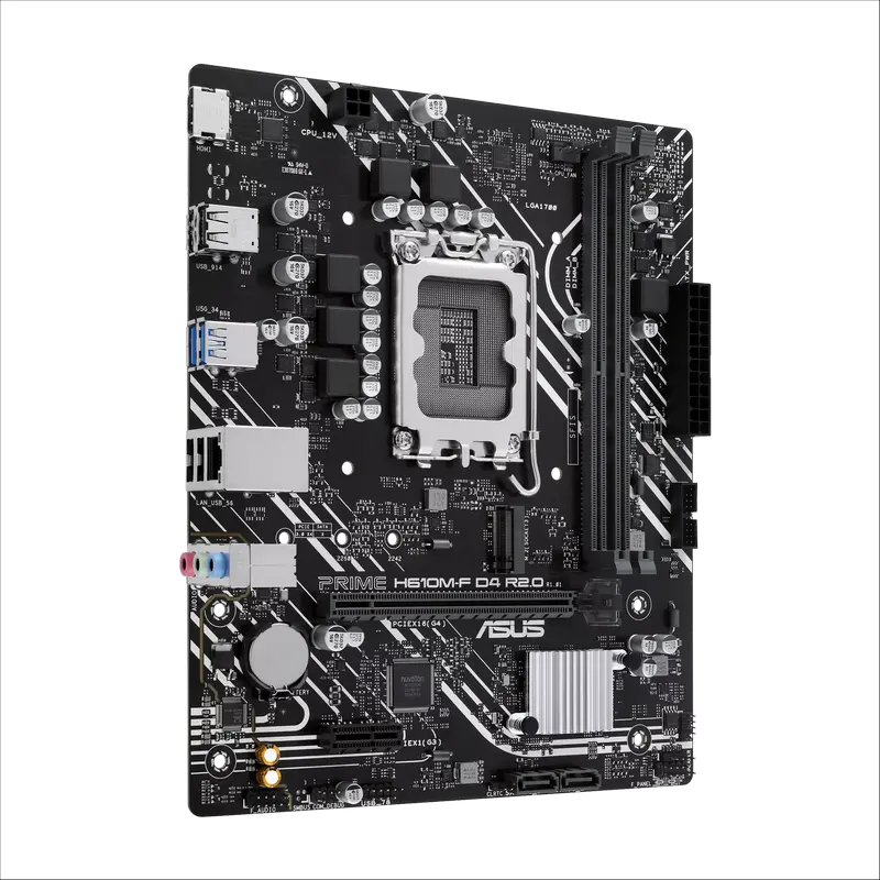 Материнская плата ASUS PRIME H610M-F D4 R2.0 LGA1700 Micro-ATX